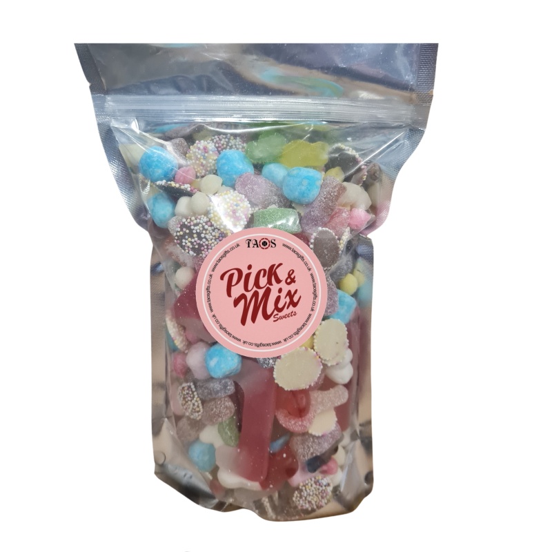 Large Foil Pouch Filled Pick & Mix Sweets 700g